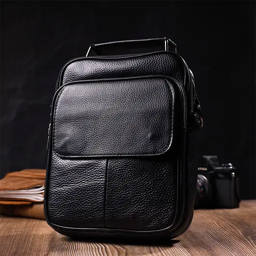 Чоловічий шкіряний месенджер Vintage 19х25х6,5 см sum0024952 - фото 7