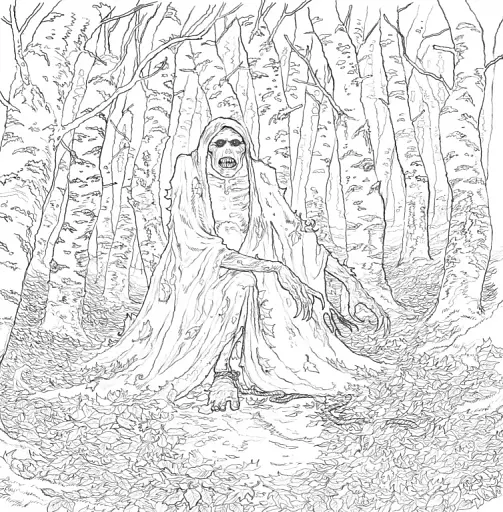 Двір шипів і троянд. Розмальовка - фото 13