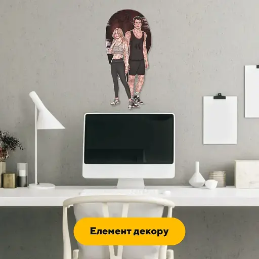 Деревянный пазл Майкл и Рика, А2, Деревянная коробка 300+ элементов - фото 5