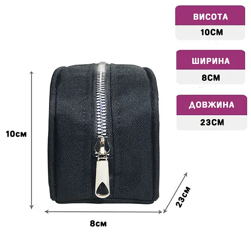 Пенал шкільний з принтом Рослини проти зомбі 23х10х8 см з принтом для хлопчика (3867) - фото 2