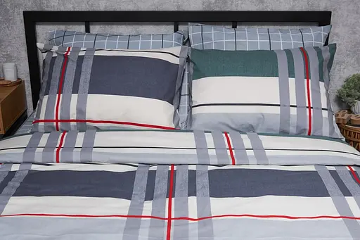 Комплект постільної білизни Moon&Star Бязь Gold Люкс Cloudy полуторний 143х210 наволочки 2х50х70 - фото 5