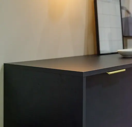 Комод Perfect Home Ларс/Lars 3-дверный с 2 ящиками 3D2S/153 Антрацит (PFH-091021) - фото 13