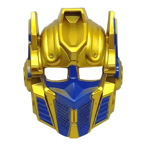 Маска трансформер Оптимус Прайм, золота з синім (6412342311128) - фото 1