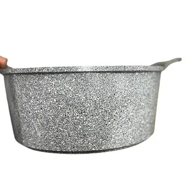 Кастрюля со стеклянной крышкой Neoflam EK-OT-C28I Marble с мраморным покрытием 28см - фото 2