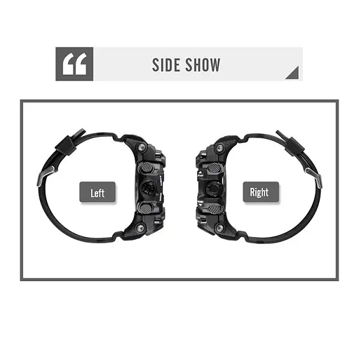 Чоловічий наручний годинник Skmei 1586 Чорний - фото 6