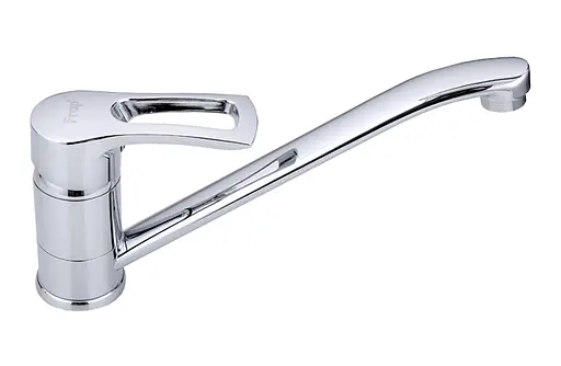 F4966 Змішувач для кухні латунь гайка картридж Ø40 Frap Хром - фото 1