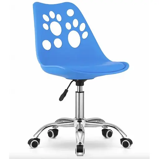 Офісне крісло Leobert Print синій - фото 3