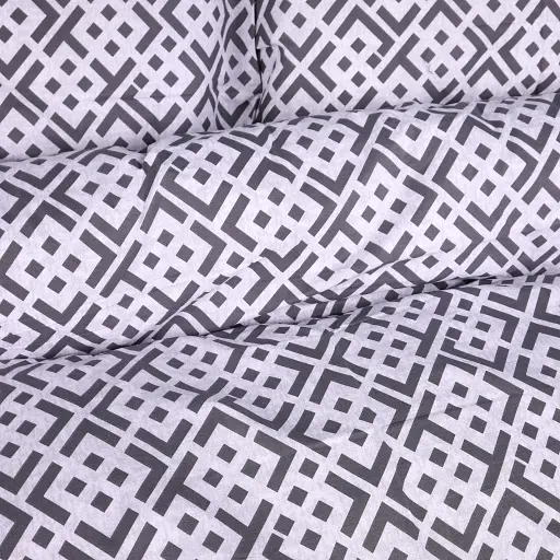 Наволочка Mirson Ranforce Elite Abstract Graphite 50х70 см (2200013165811) - фото 5