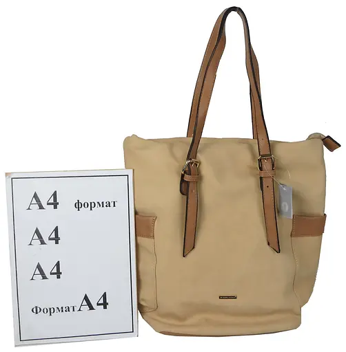 Вертикальная женская сумка Giaguaro из экокожи 35 (нижняя часть 24)x36x15 см sum0025079 - фото 9