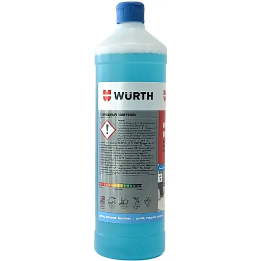 Очиститель поверхностей интерьера Wurth универсальный 1 л (0893117049) - фото 2