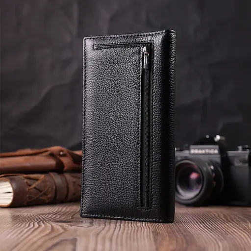 Кожаный женский кошелек ST Leather 9.5х18.5х1.5 см acs0028467 - фото 8