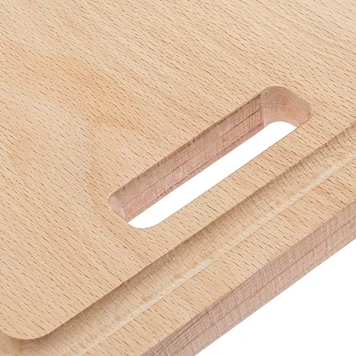 Доска кухонная разделочная деревянная из бука 35х20 см с жёлобом, Woodly Бежевый 86488 - фото 8