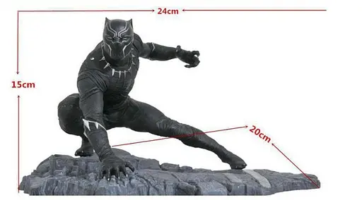 Статуетка Чорна Пантера Месники: Війна нескінченності Avengers Infinity War Black Panther h 15cм BP10.06 - фото 8