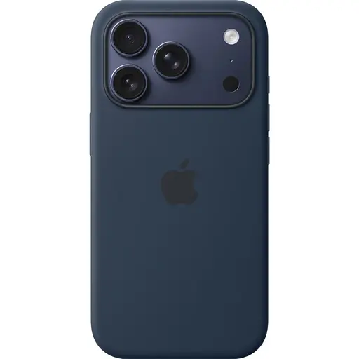 Чехол Silicone Case with Button, Animation, MagSafe для Apple iPhone 17 Pro Midnight ААА (149943) - фото 3