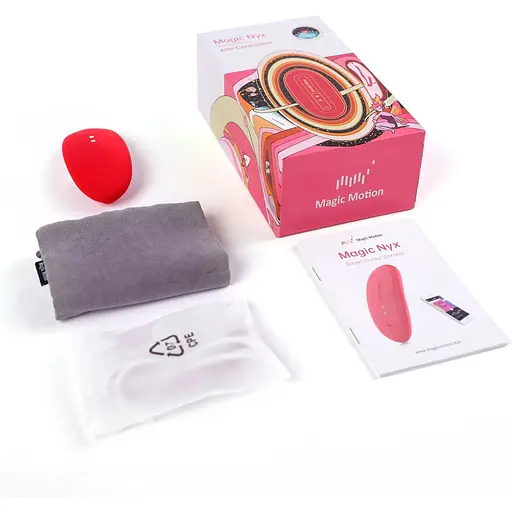 Смарт-вибратор в трусики Magic Motion Nyx Red - фото 5
