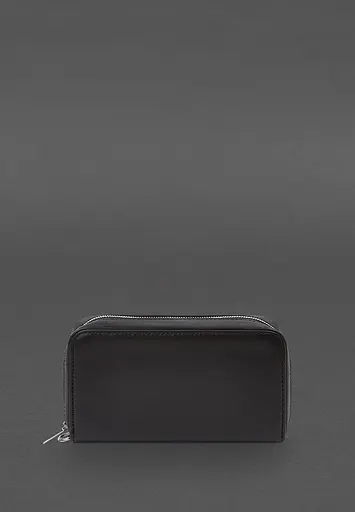 Кожаный клатч-купюрник 4.0 черный краст - фото 6