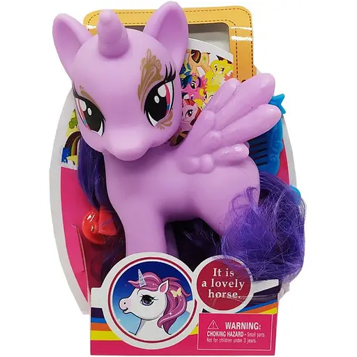 Ігрова фігурка Єдиноріг Bambi HR191 з крилами Фіолетовий - фото 1