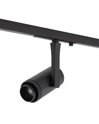 Магнітний трековий світильник Nowodvorski 11715 NANO-LVM Spot Zoom LED 1x7W 3000K 300Lm IP20 чорний - фото 2