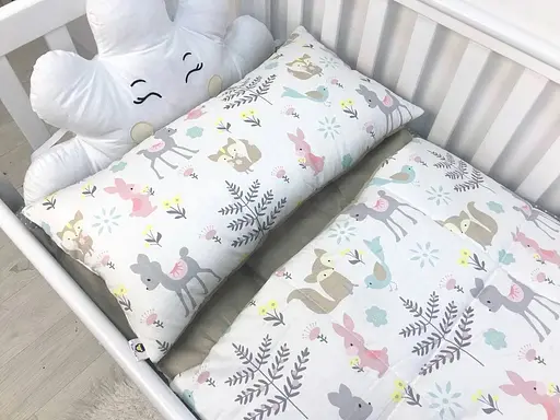 Детский спальник Moontime "Лесные зверята Олени и зайчики" - фото 2