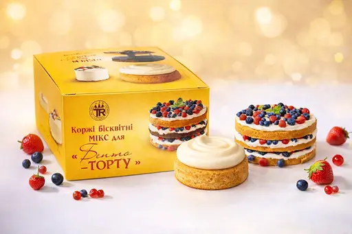 Коржі бісквітні Truff Royal для Бенто-торту мікс 165 г - фото 2