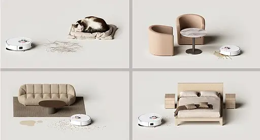 Робот-пилосос Xiaomi Robot Vacuum S20+ (BHR8159EU) білий - фото 5