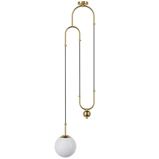 Підвіс FJ Сounterweight PikArt арт. 23682 Золотий Білий - фото 1