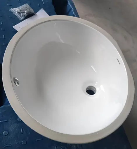 Умивальник врізний під стільницю Mixxus Premium Topper-1701 495x405x205 мм з переливом MP6568, Білий - фото 8