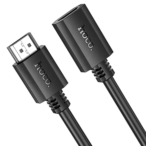 Дата кабель Hoco US13 HDTV male to HDTV female HD extension (2m) Black - фото 4