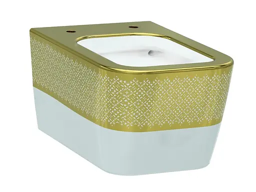 Унитаз подвесной Idevit Halley Iderimless 3204-2616-1101, Золотой - фото 1