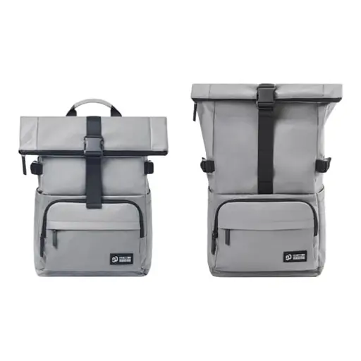 Универсальный рюкзак Xiaomi 90 Points Urban Roll Top Backpack 18.6/27.3L (6941413231664) серый - фото 1