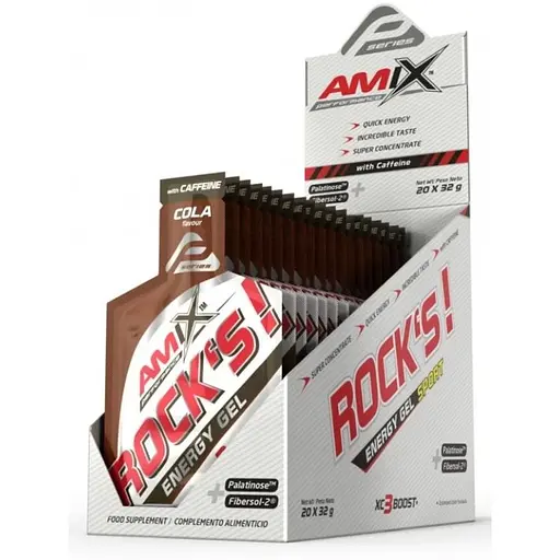 Ізотонік Amix Performance Rock´s Gel with caffeine кола 32 г - фото 2