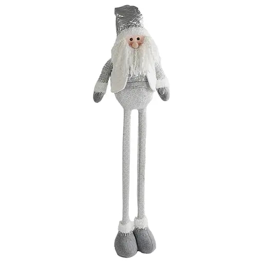 Новорічна декоративна іграшка  C 67876 з телескопічними ніжками, дід мороз - фото 2