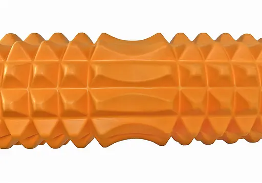 Массажный ролик EasyFit Grid Roller 33 см v.1.2 Оранжевый (EF-2022-OR) - фото 2