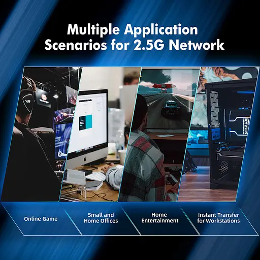Ethernet-комутатор MokerLink 2.5G з 10G SFP, з 5 портами 2.5G Base-T, сумісними з 10/100/1000Mbps - фото 3