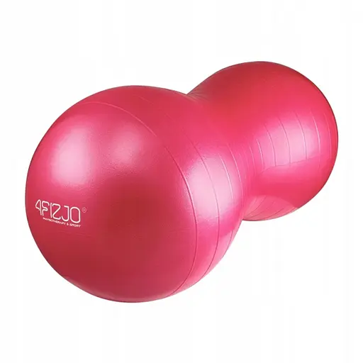М'яч для фітнесу (арахіс) 4FIZJO Air Ball Peanut 45 x 90 см Anti-Burst Red (P-5907739318558) - фото 3