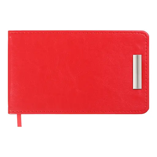 Еженедельник датированный Buromax Salerno 2026 красный 153 х 87 мм (BM.2903-05)