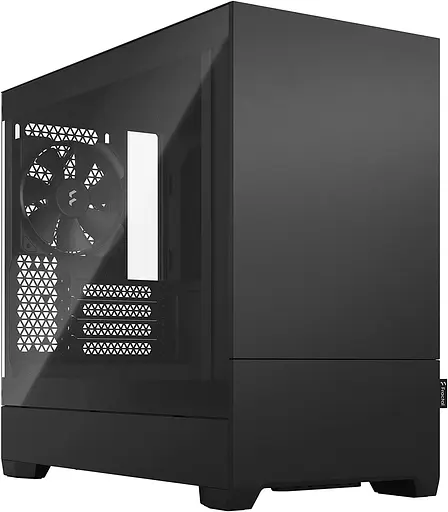 Корпус Fractal Design Pop Mini Silent Black TG Clear (FD-C-POS1M-02) Без БП - фото 1