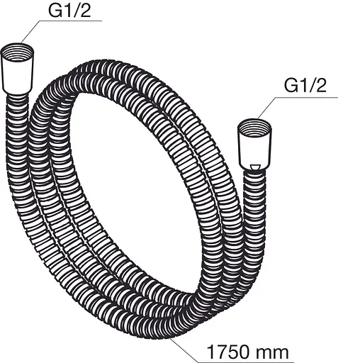 Шланг душевой АМ.РМ 175 см (F0400200) - фото 3