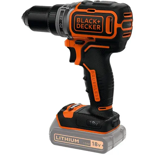 Аккумуляторная дрель-шуруповерт Black+Decker без АКБ и ЗП BL186N - фото 2