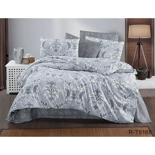 Комплект постільної білизни TAG Tekstil з компаньйоном Євро 000210337 (R-T9168)