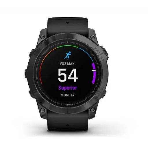 Смарт-часы Garmin Epix Pro Gen 2 Sapphire 51mm Carbon G. DLC Tit. with Black Band (010-02804-00/01/53) - фото 2