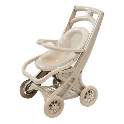 Коляска для кукол с шезлонгом Doloni 0122/02eco бежевый - фото 1