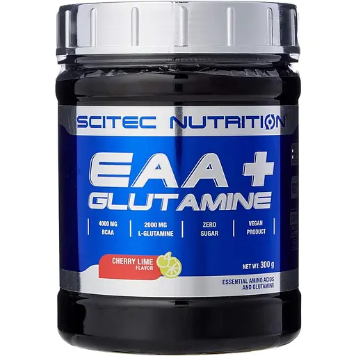 Амінокислоти Scitec Nutrition EAA+Glutamine Вишнево-лаймовий 300 г - фото 1