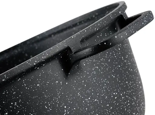 Гусятниця Edenberg EB-9173 з литого алюмінію з мармуровим покриттям з кришкою - фото 3