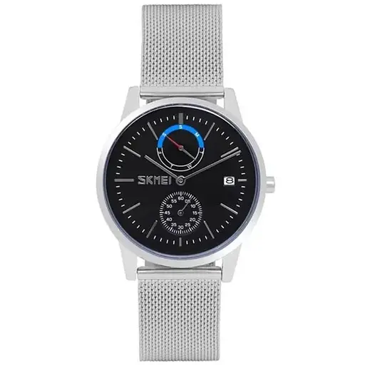 Наручний годинник чоловічий Skmei 9182 Silver Black, 9182SIBK (18400) - фото 4