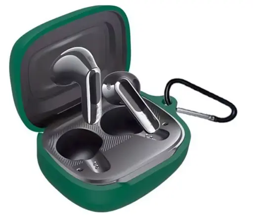 Чохол-накладка DK для JBL Live Flex 3 | Silicone Candy Friendly з карабіном (green) - фото 2