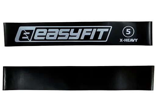 Гумка для фітнесу EasyFit №5 чорна (EF-1813-5) - фото 2