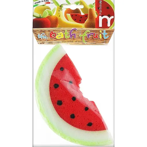 Дитяча губка Martini Spa Baby Bath Sponge Watermelon, кавун (0087H10) - фото 2
