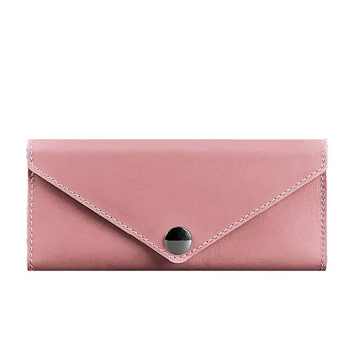Кожаный женский кошелек Керри 1.0 розовый - фото 7