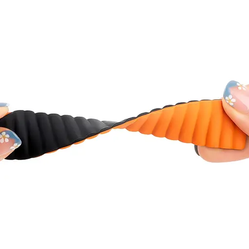 Ремешок силиконовый Hoco iWatch WA07 magnetic 38/40/41 mm grey оранжевый - фото 2